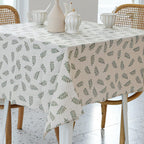 Pastoral Round Tablecloth - 60 Inch Dia. Table Cloth - Washable Table Cover with Dust-Proof Wrinkle Resistant for Restaurant, Picnic, Indoor and Outdoor Dining, Floral (Dark Blue)