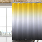 Fabric Shower Curtain Liner, Waterproof Hotel Quality, Bathroom Curtains Rust Resistant Grommets, 72 x 72 Machine Washable (Black)