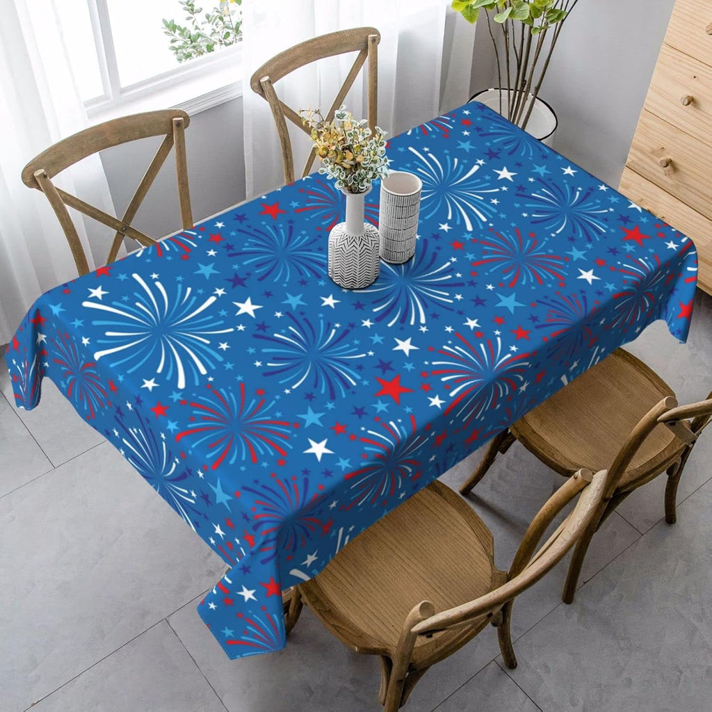 Teal Grey Tablecloth Turquoise Rectangle Table Cloth Washable Table Cover for Decoration Kitchen Dining Room 60x90 Inch