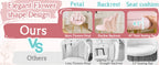 Makeup Vanity Chair with Back,Flower Cute Girls Desk Chair Comfy No Wheels,Modern Dining Chair,Small Accent Chair with Adustable Gold Legs&Bow Pillow for Home Office,Bedroom,Velvet,Pink