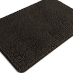 Bathroom Rugs 36 x 60 Inch – Extra Large Bath Mat | Absorbent and Washable Thick Chenille Bath Rugs Non-Slip Runner Rug for Bathroom, Shower, Tub(Gray)