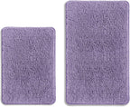 Bathroom Rugs 36 x 60 Inch – Extra Large Bath Mat | Absorbent and Washable Thick Chenille Bath Rugs Non-Slip Runner Rug for Bathroom, Shower, Tub(Gray)